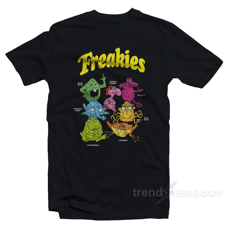 Freakies Peter Quill Star Lord Breakfast Cereal Characters T-Shirt