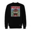 Paws Garfield Jaws Parody Sweatshirt