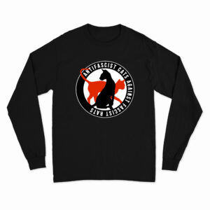 CATS Antifa Anti-Fascist Long Sleeve Shirt