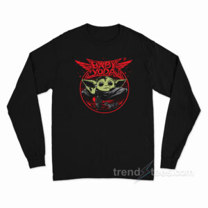 Gimme Chocolate Baby Yoda Baby Metal Long Sleeve Shirt