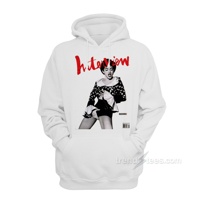 Vintage Interview Magazine Madonna Hoodie