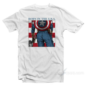Captain America Born In The USA T-Shirt