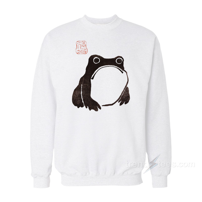Matsumoto Hoji Grumpy Frog Sweatshirt