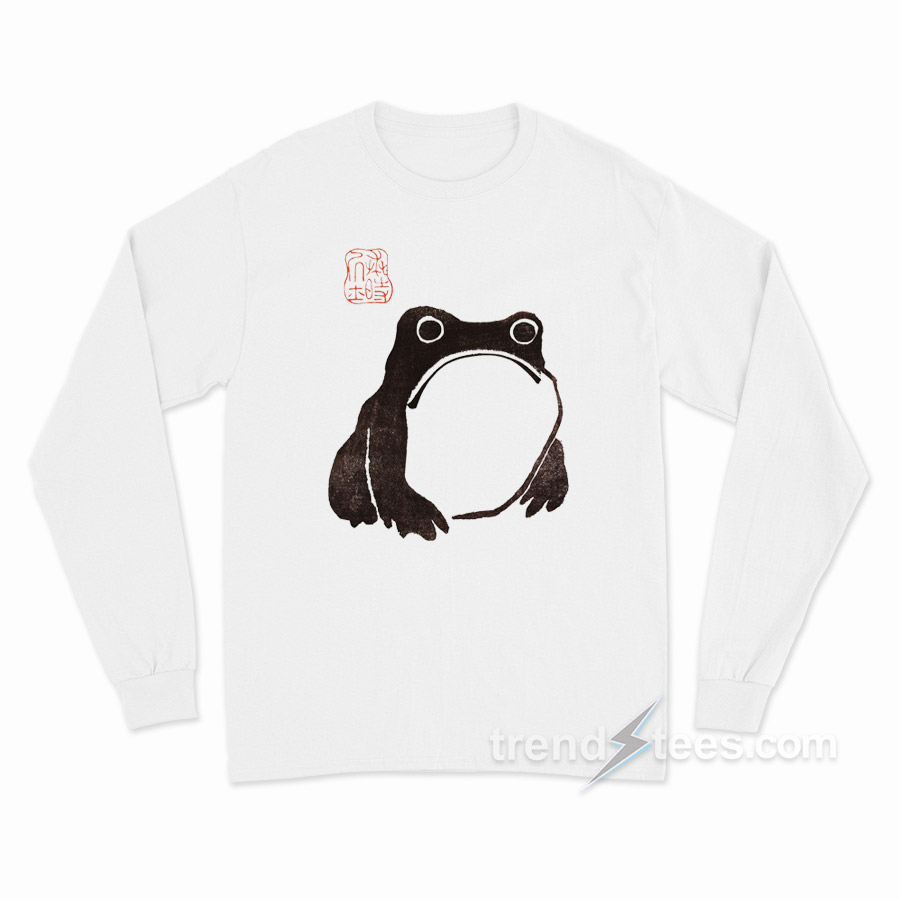 Matsumoto Hoji Grumpy Frog Long Sleeve Shirt