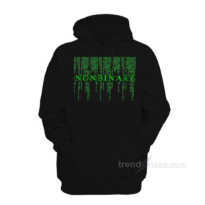 Non Binary Code Matrix Hoodie