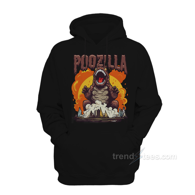 Poozilla Explosive Monstrous Diarrhea Poop Hoodie
