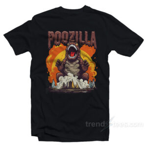 Poozilla Explosive Monstrous Diarrhea Poop T-Shirt