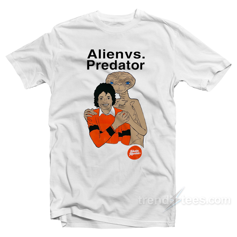 Skate Mental Alien Vs Predator Vintage T-Shirt