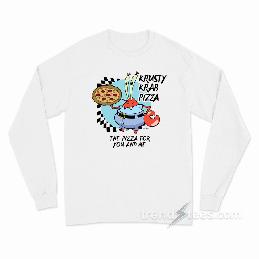 The Krusty Krab Pizza Long Sleeve Shirt