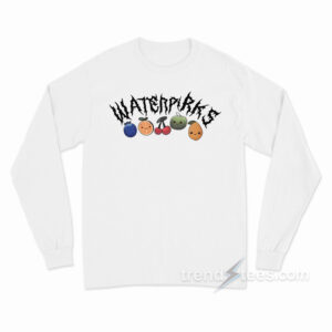 Waterparks Metal Font Fruit Baby Sensory Long Sleeve Shirt