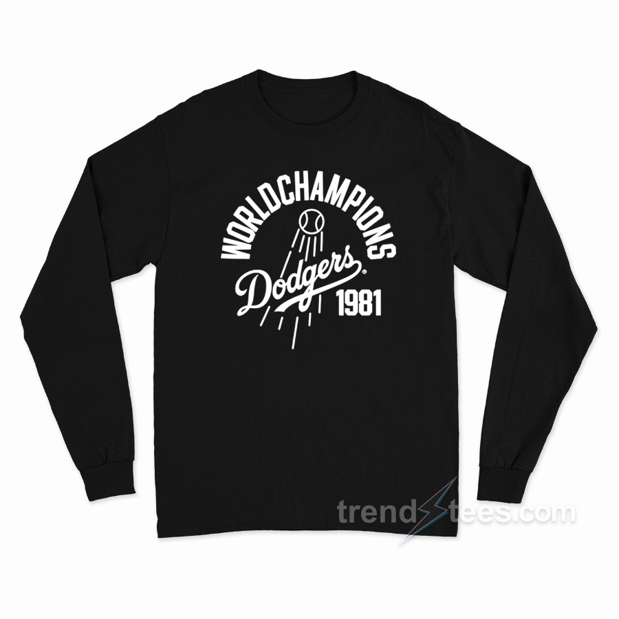 World Champions Dodgers 1981 Long Sleeve Shirt