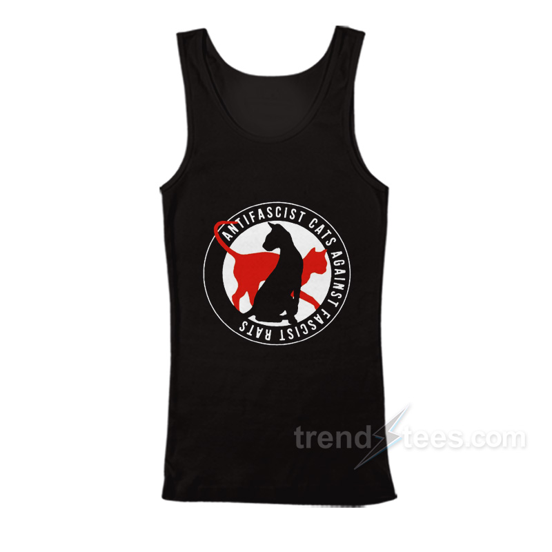 CATS Antifa Anti-Fascist Tank Top