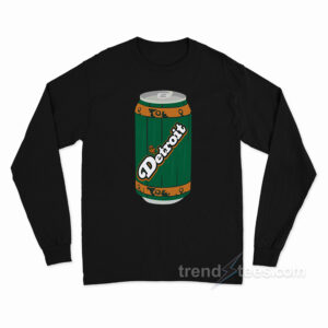 Detroit Vernors Can Long Sleeve Shirt
