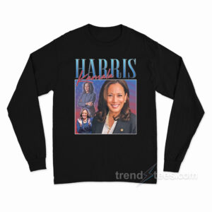 Kamala Harris Vintage Long Sleeve Shirt