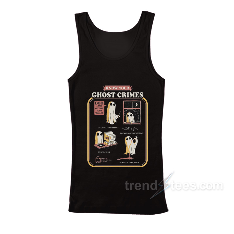 Know Your Ghost Crimes TankTop