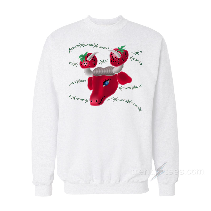 Strawberry Bull Sweatshirt