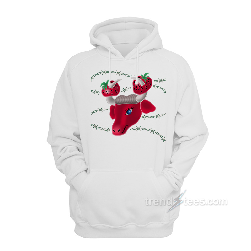 Strawberry Bull Hoodie