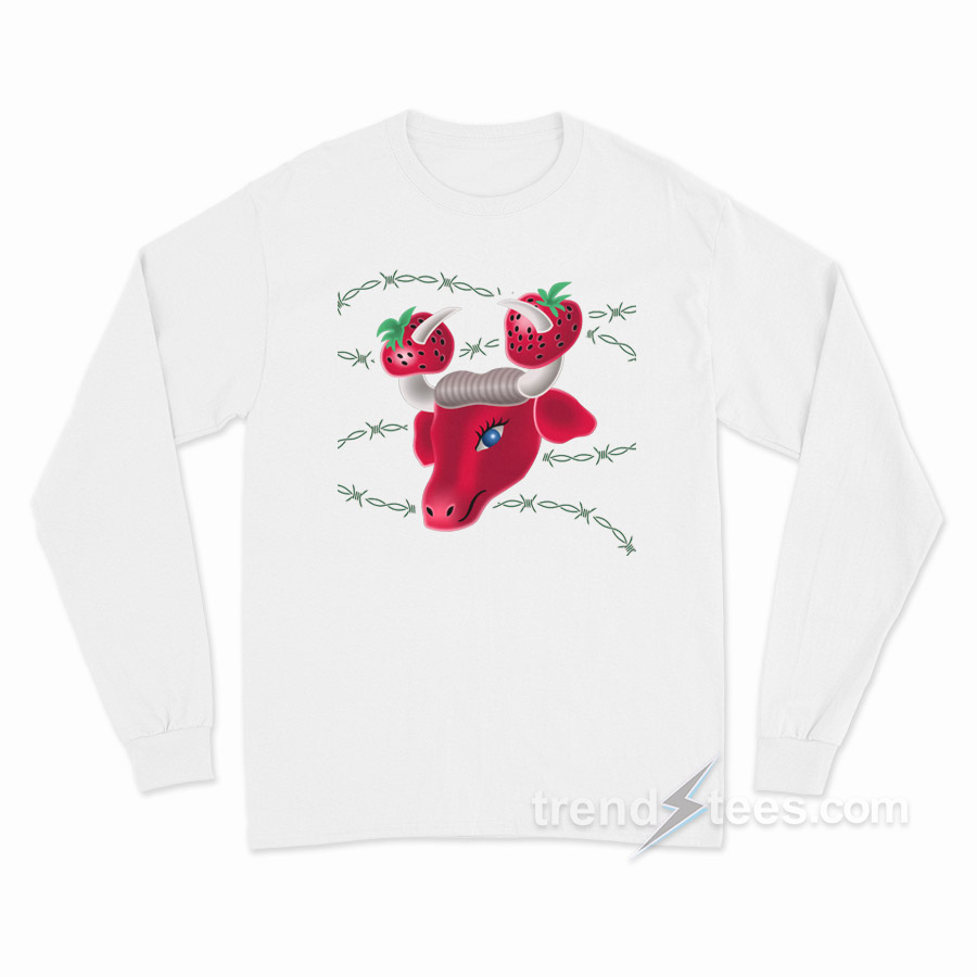 Strawberry Bull Long Sleeve Shirt
