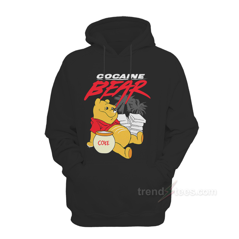 Winnie The Pooh Coke Cocaine Bear Hoodie