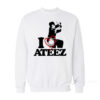 Wooyoung I Heart Ateez Sweatshirt