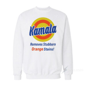 Kamala Removes Stubborn Orange Stains Sweatshirt