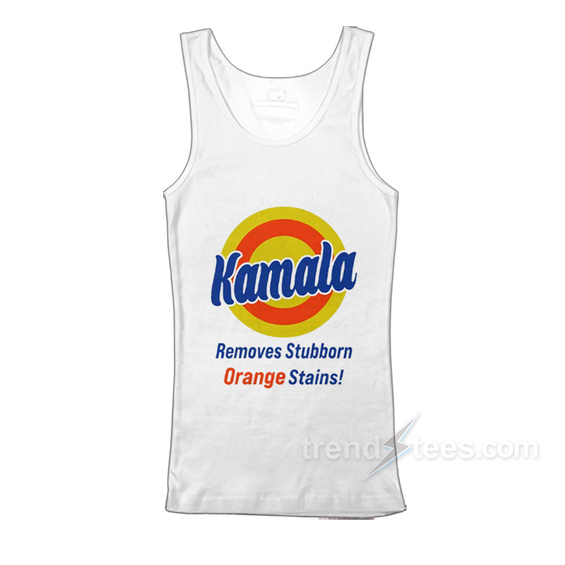 Kamala Removes Stubborn Orange Stains Tank Top