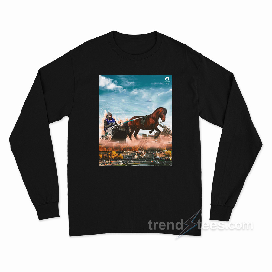 Nikola Jokic Hold Your Horses Joker In Paris Long Sleeve Shirt