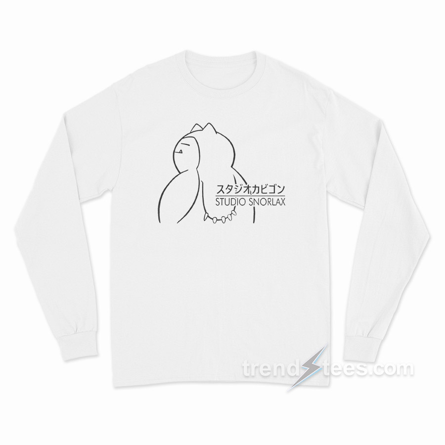Studio Snorlax Parody Studio Ghibli Long Sleeve Shirt