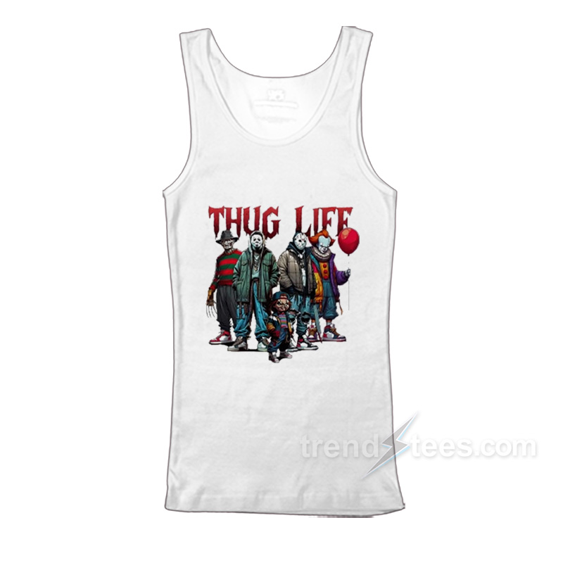 Thug Life Horror Movie Tank Top