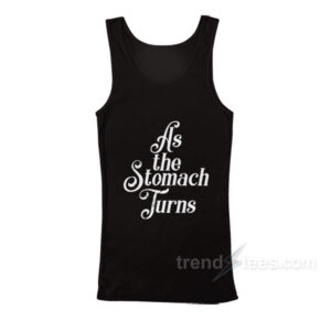 As The Stomach Turns Distressed Tank Top