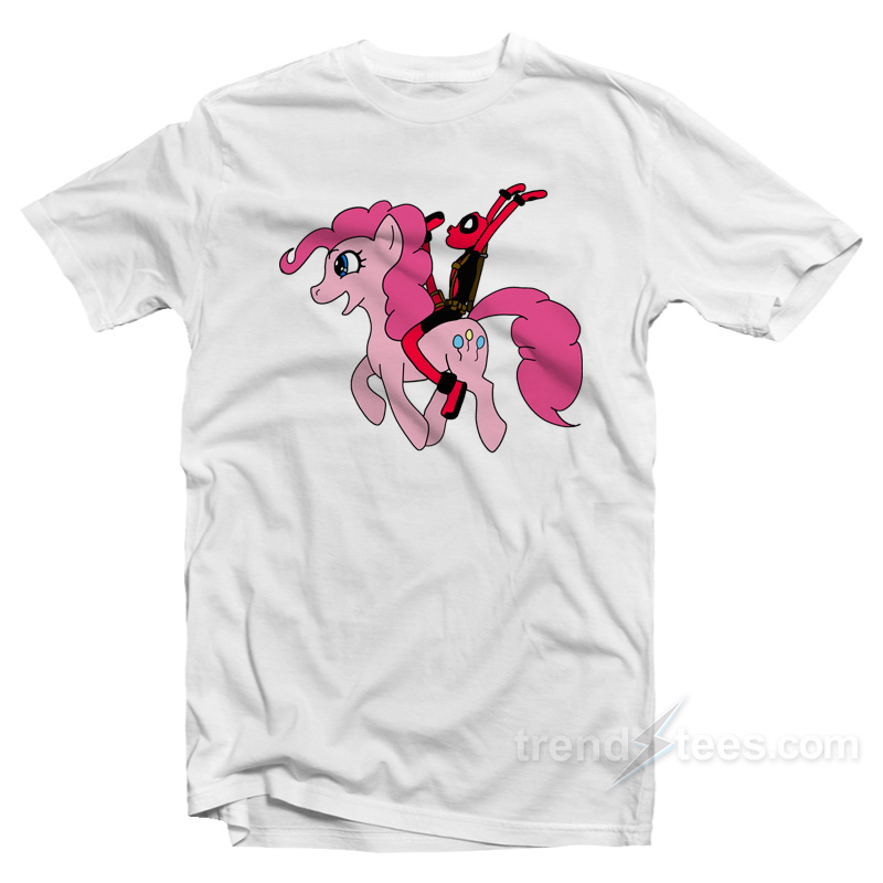 Deadpool Riding A My Little Pony T-Shirt