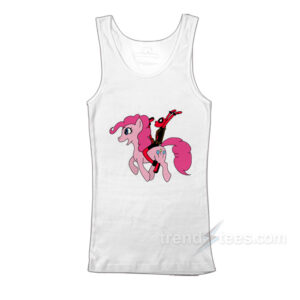 Deadpool Riding A My Little Pony Tank Top