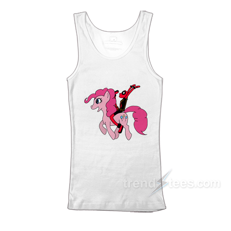 Deadpool Riding A My Little Pony Tank Top