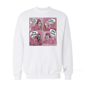 Did You See How I Chased Them Very Demure Very Mindful Very Scary Sweatshirt