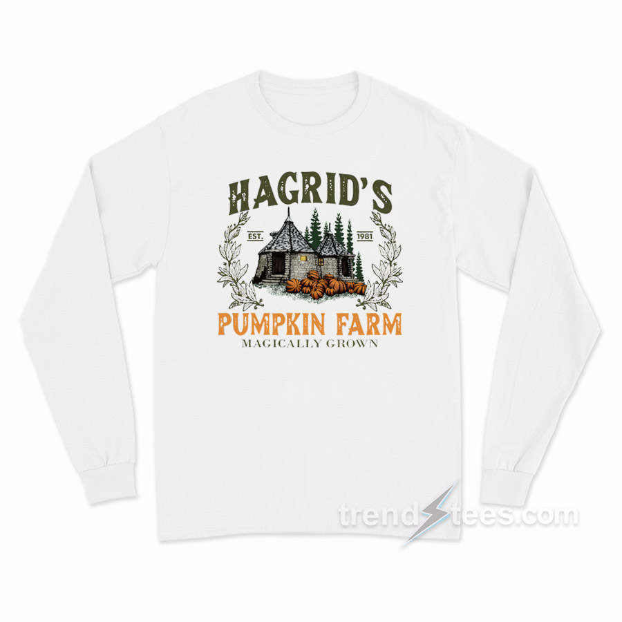Hagrid's Pumpkin Farm Halloween Long Sleeve Shirt