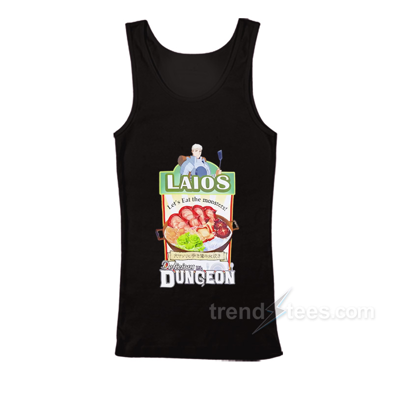 Laios Let's Eat The Monsters Delicious In Dungeon Tank Top
