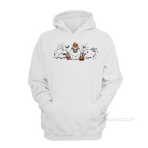 Moo Deng Ghost Halloween Hoodie