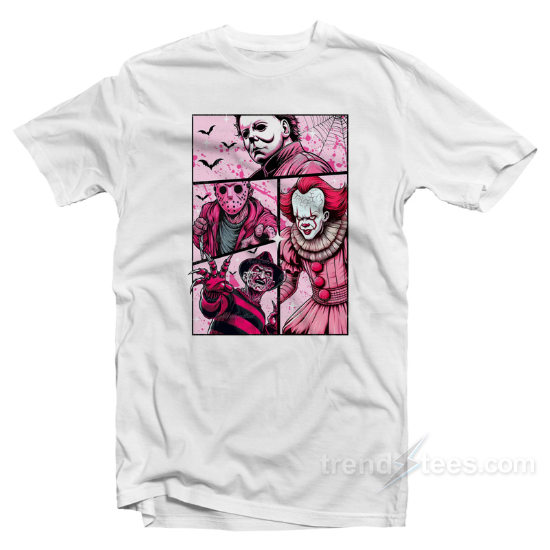 Pink Series Killer Halloween T-Shirt
