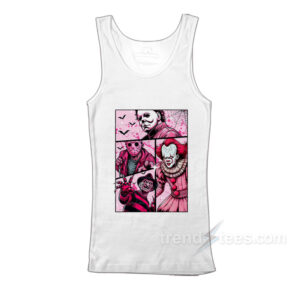 Pink Series Killer Halloween Tank Top