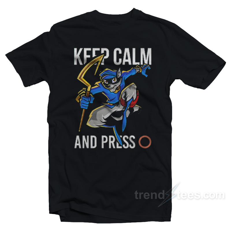 Sly Cooper Keep Calm And Press O T-Shirt