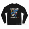 Sly Cooper Keep Calm And Press O Long Sleeve Shirt