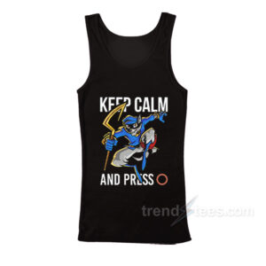 Sly Cooper Keep Calm And Press O Tank Top