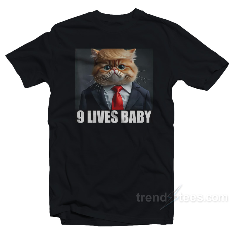Trump Cat 9 Lives Baby T-Shirt