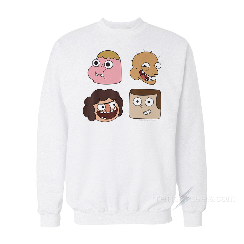 Clarence and Friends Big Portraits Sweatshirt