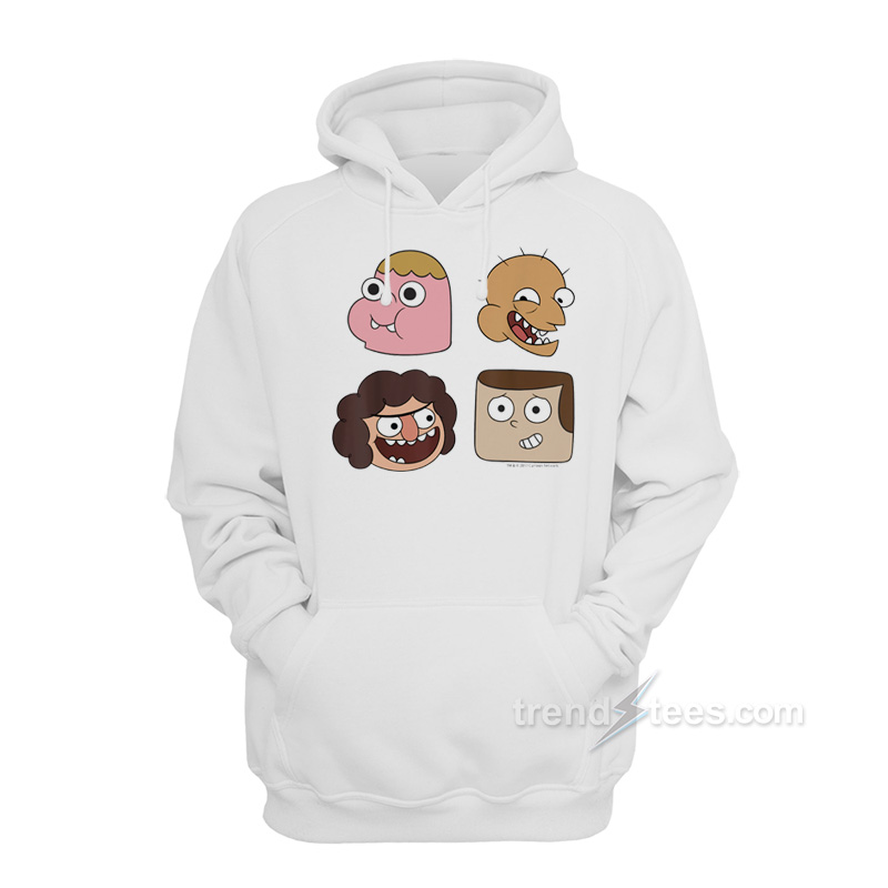 Clarence and Friends Big Portraits Hoodie