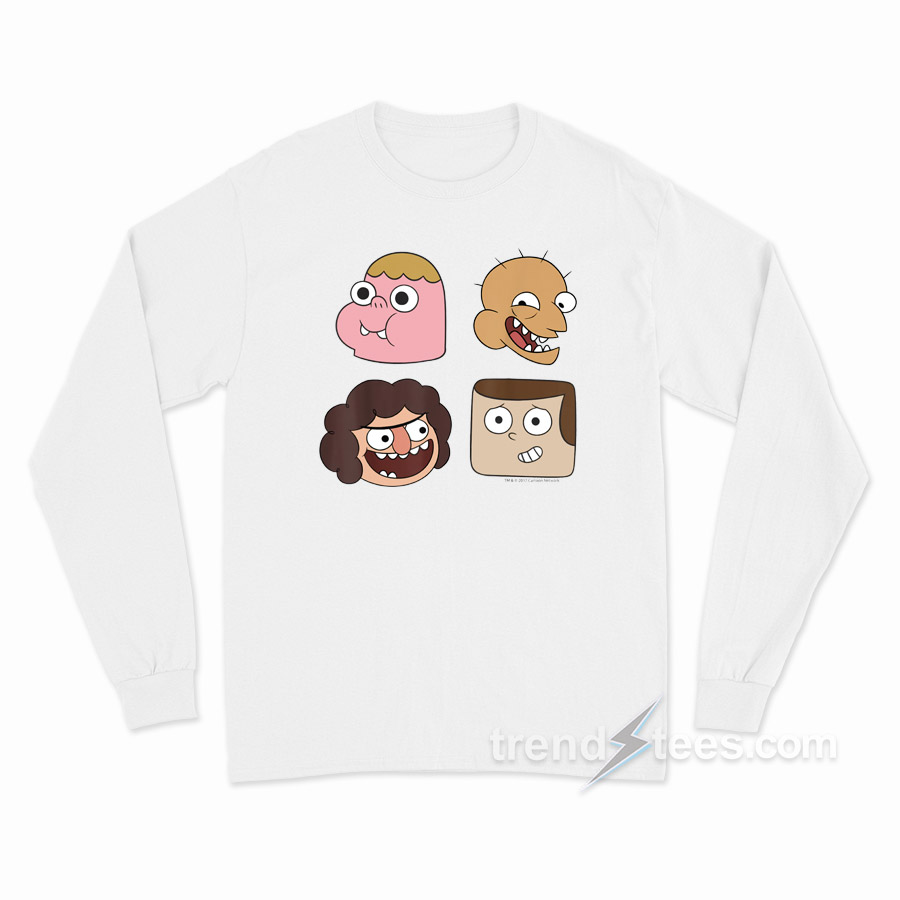 Clarence and Friends Big Portraits Long Sleeve Shirt