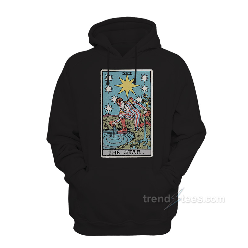 David Bowie The Star Tarot Card Hoodie