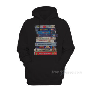 Retro VHS Xmas Tapes Hoodie