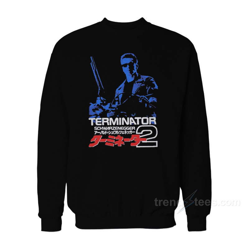 Terminator 2 Schwarzenegger Judgment Day Japanese Sweatshirt