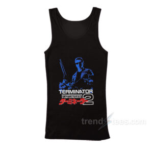 Terminator 2 Schwarzenegger Judgment Day Japanese Tank Top